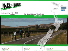 Tablet Screenshot of nzbybike.com
